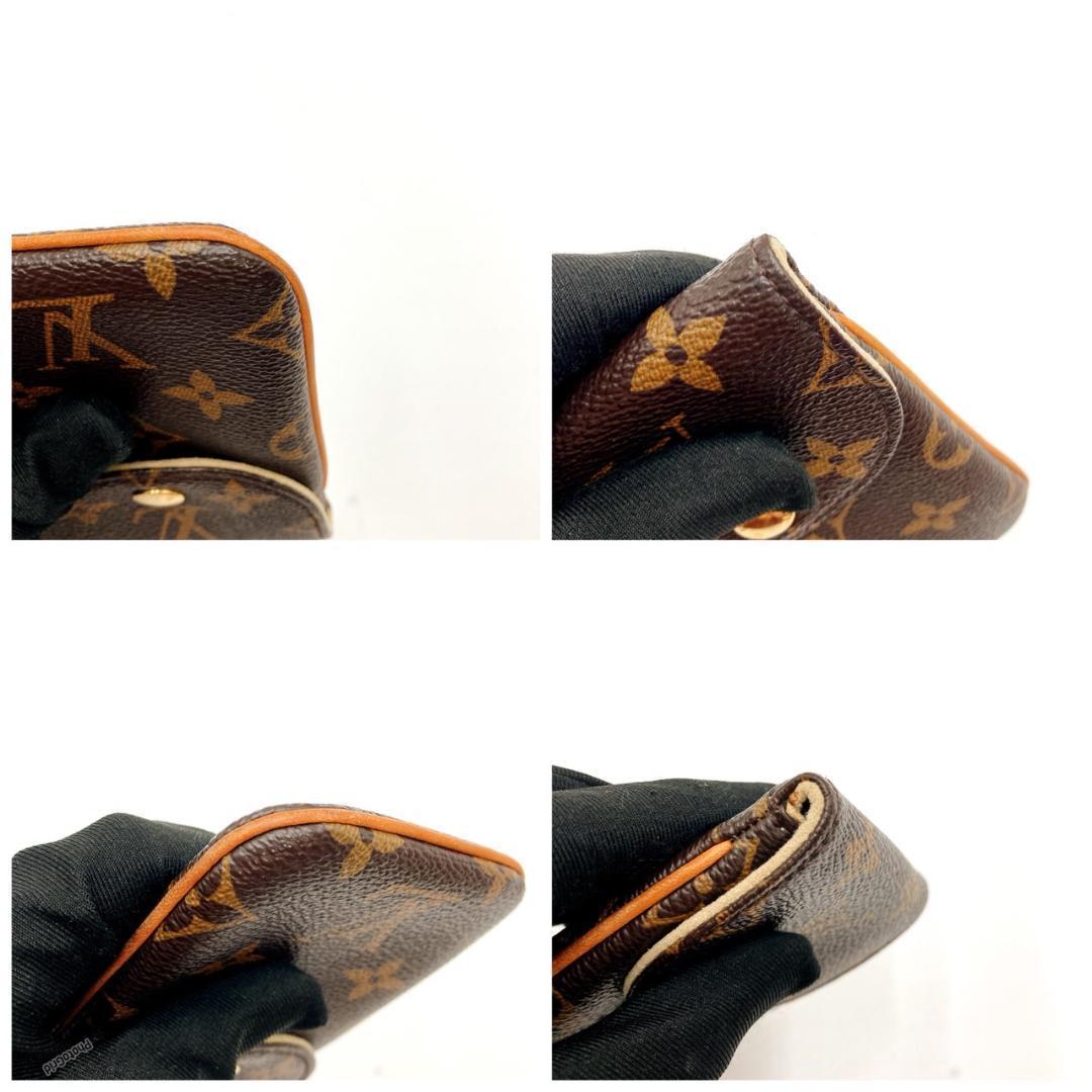 入荷なう LOUIS 0502 ブラウン モノグラム ポーチ ヴィトン VUITTON バッグ