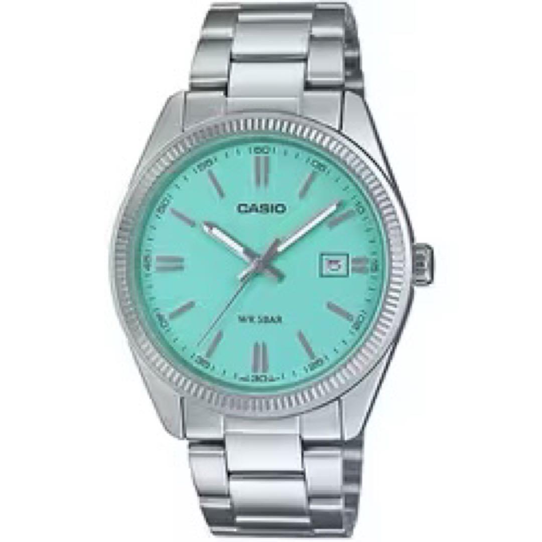 新品未使用 CASIO カシオ ブルー MTP-1302D-2A2JF