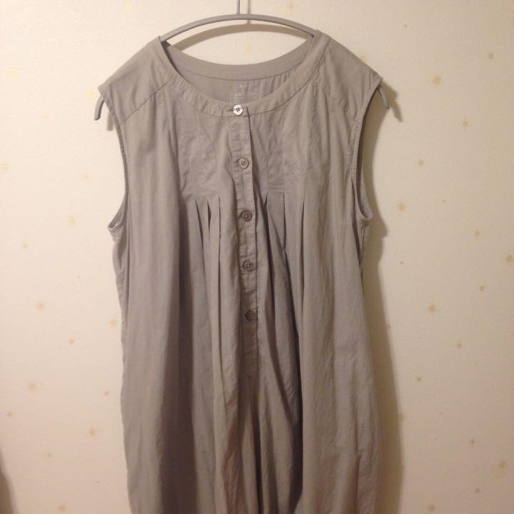 メルカリ 無印良品 マタニティワンピース ノースリーブ グレー M L 無印良品 1 350 中古や未使用のフリマ