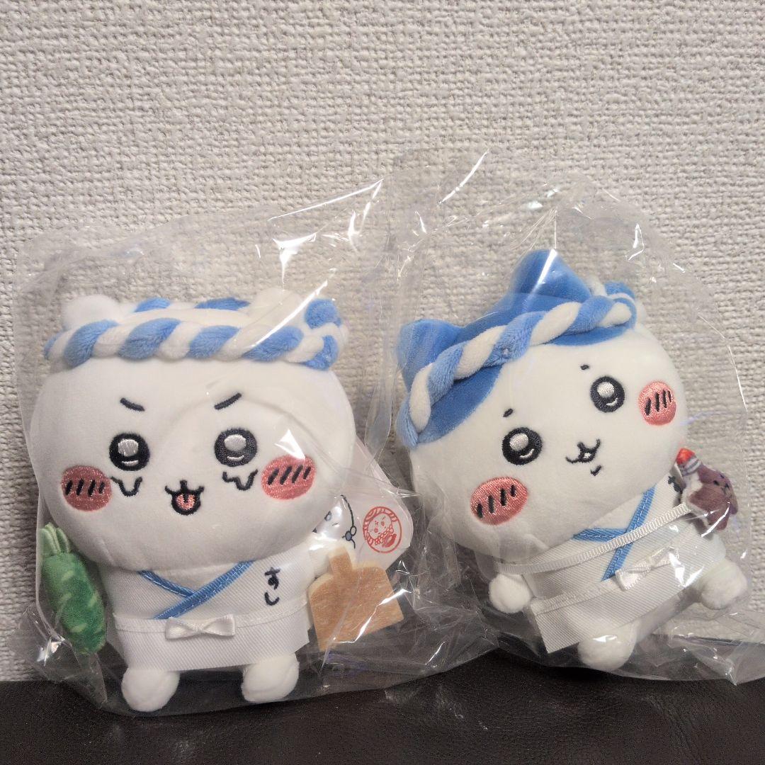 ちいかわ寿司　ぬいぐるみ　4体セット ちいかわ寿司 ぬいぐるみ 4個まとめ売り 新品未開封 匿名配送