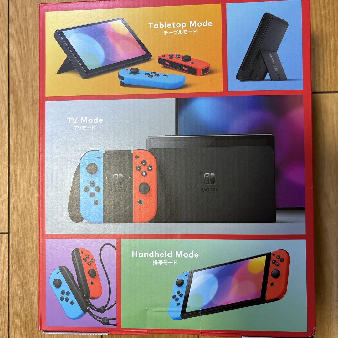 Switch本体有機EL JCネオン　新品