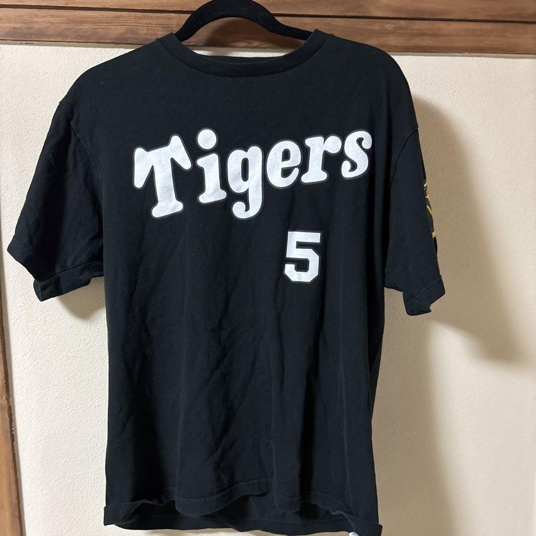 Tigers ユニフォーム CHIKAMOTO 5 2023年日本一 2022-2024 Hanshin Tigers Replica Jersey Home Chikamoto #5