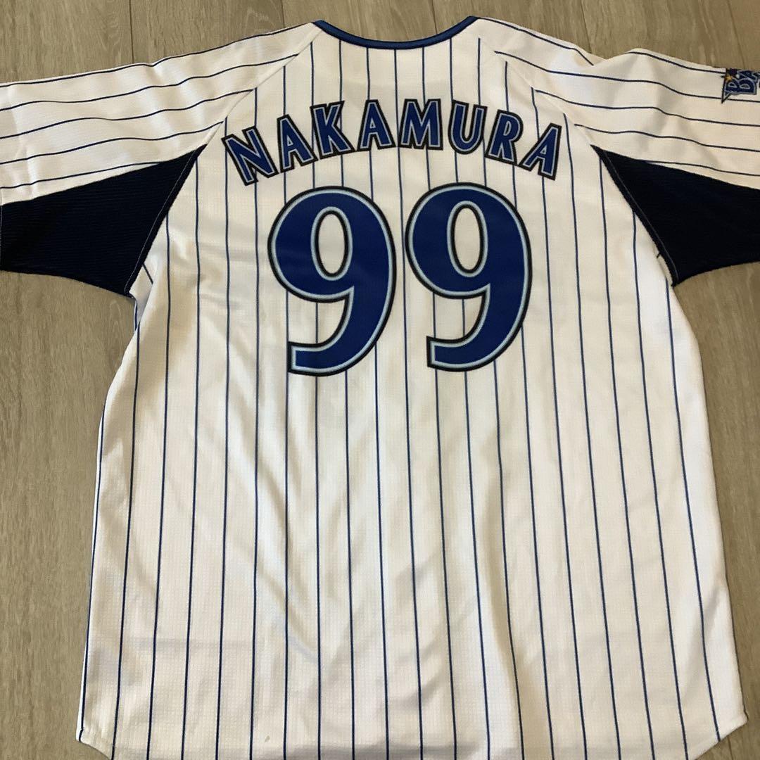 横浜Denaベイスターズ　中村紀洋　ユニフォーム　Mサイズ 横浜Denaベイスターズ 中村紀洋 ユニフォーム Mサイズ - メルカリ