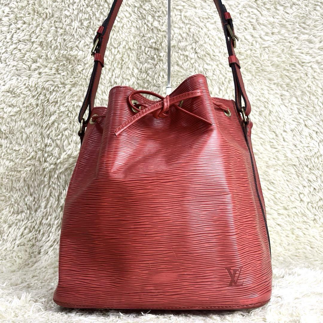 ルイヴィトン　プチノエ　巾着ショルダー　エピ　（レッド） wordltime26 / ルイヴィトン エピ プチノエ M44172 巾着