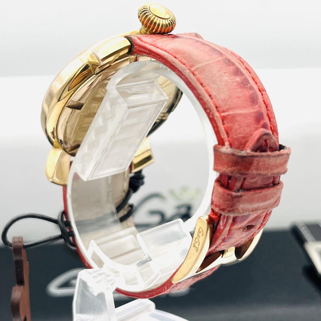 美品/箱/取説】GagaMilano マヌアーレ40 ホワイトシェル - メルカリ