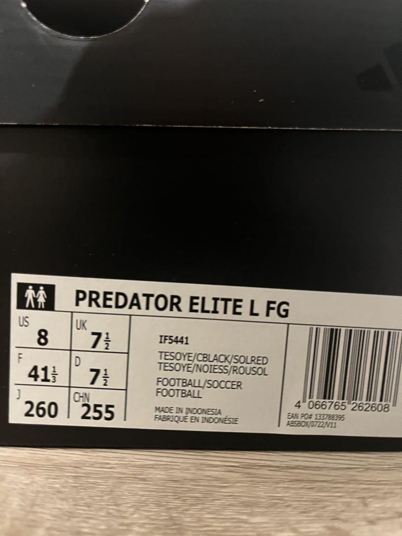 adidas Predator FG 26.0イエロー/ブラック/