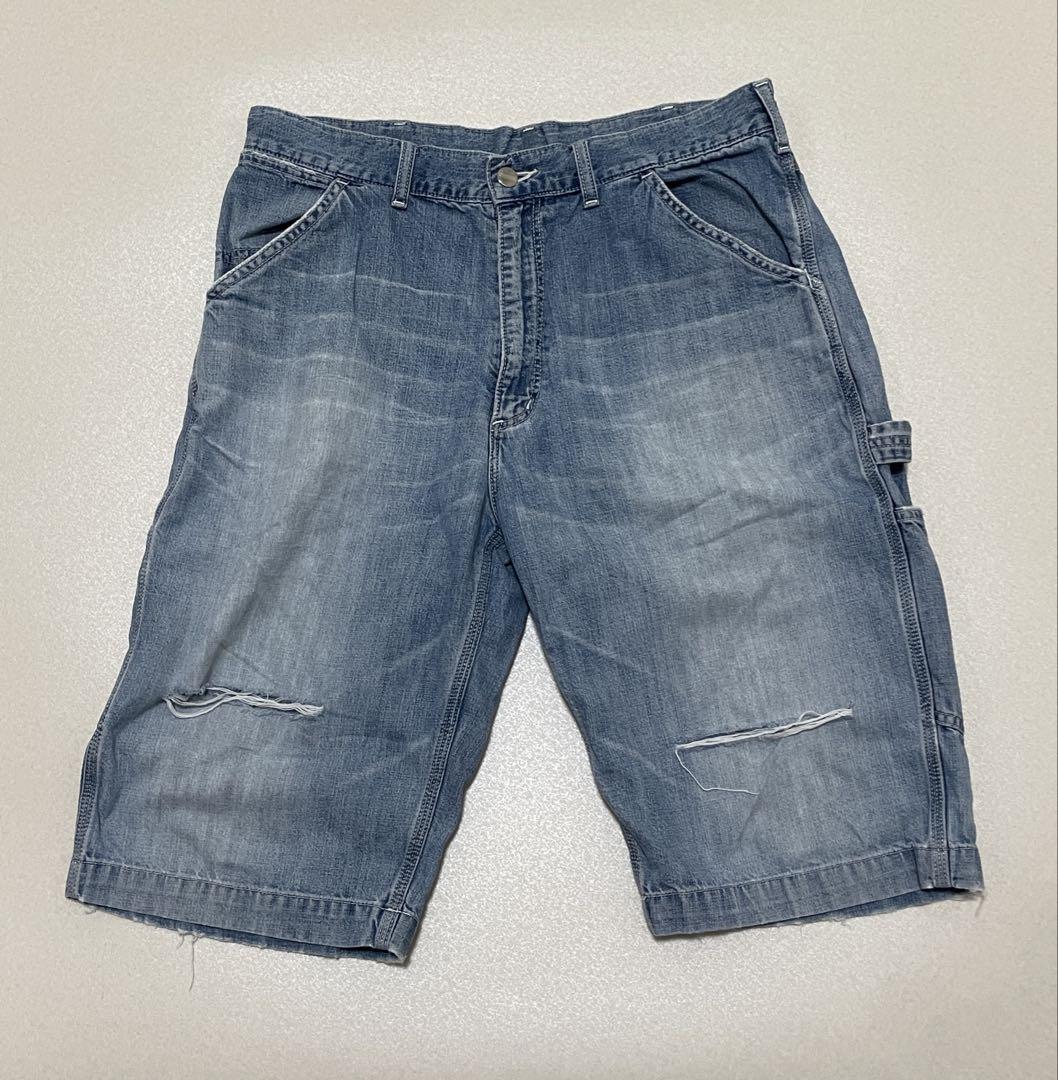 カーハート　34インチ　Carhartt デニム ショーツ ワーク系　00年