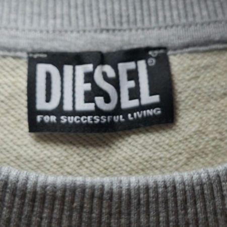 DIESEL ディーゼル スウェットシャツ グレー M 未使用品