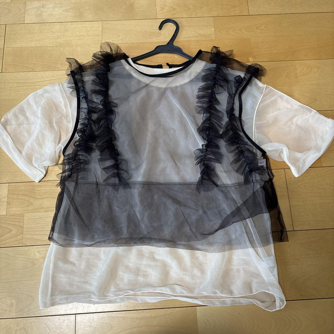 TEVALTチューブベストとシアーTシャツセット