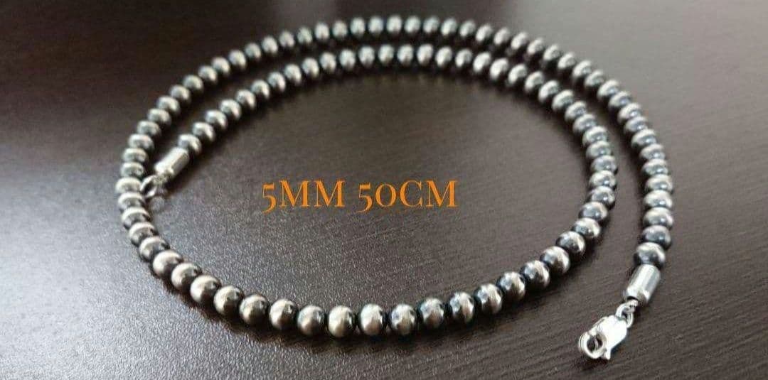 新品※ナバホパール ネックレス 5ミリ× 4ミリ インディアン 50cm 一連 新品※ナバホパール ネックレス 5ミリ× 4ミリ インディアン 50cm 一連