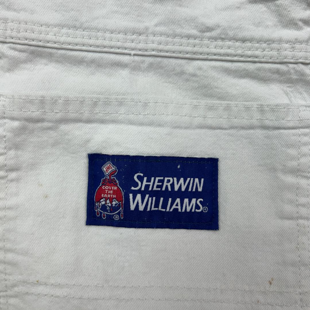 ディッキーズ　SHERWIN WILLIAMS　ペインターパンツ　白　W32