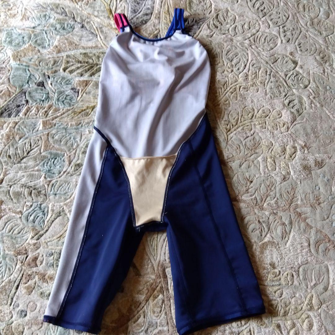 ミズノ　ネイビーとピンクの競泳用水着