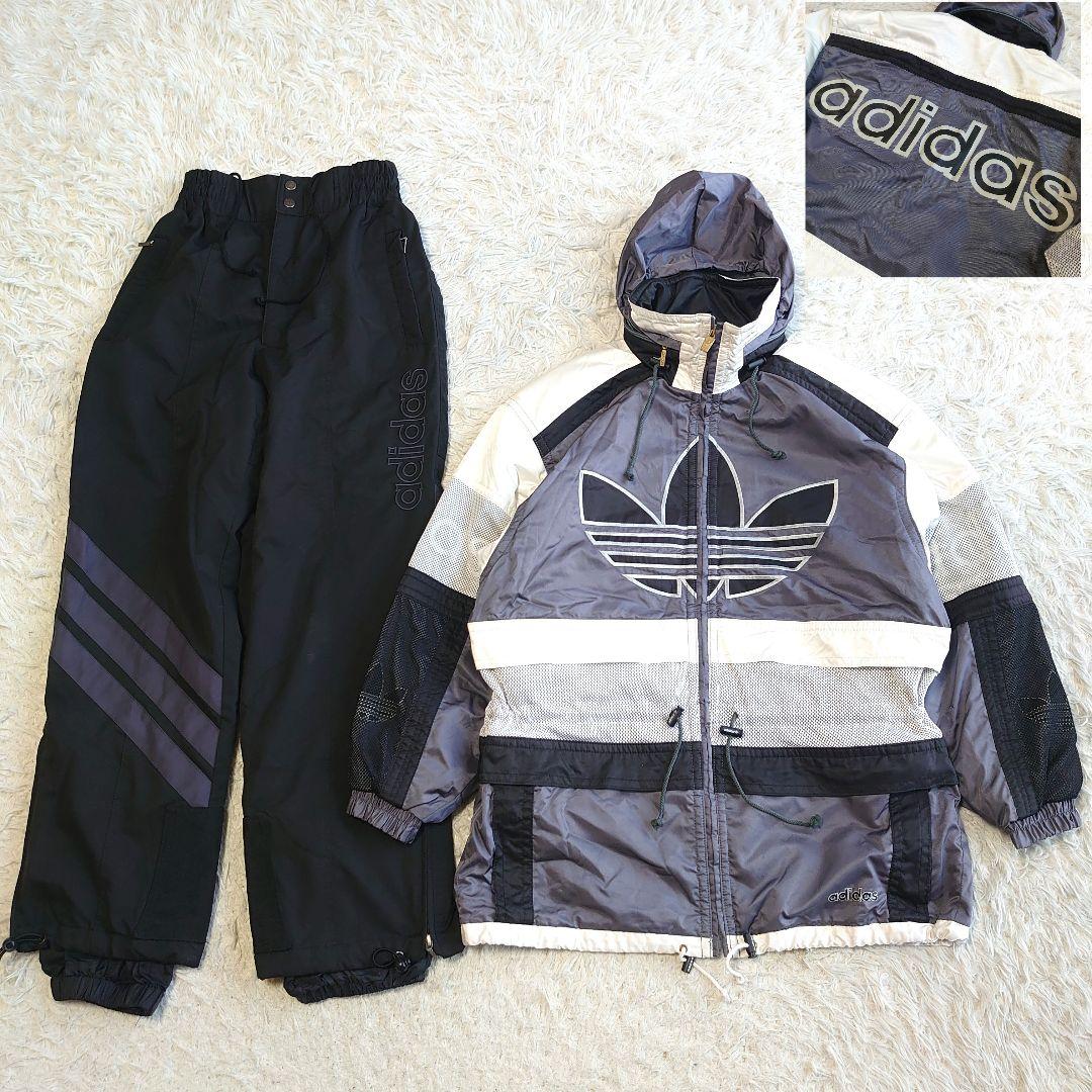 アディダス デサント製 スキー スノボウェア セットアップM・adidas