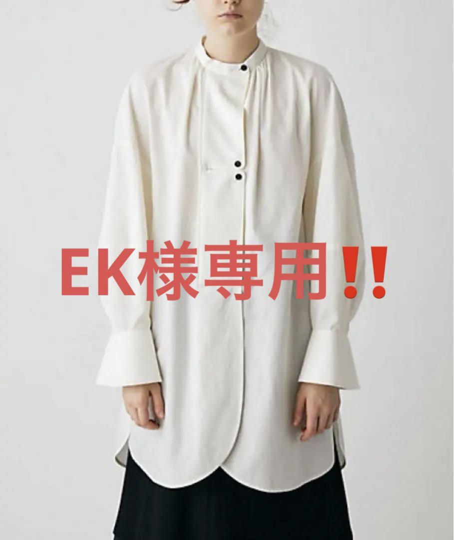 ENFOLD SOMELOS ツイルオーバーロング BLOUSE