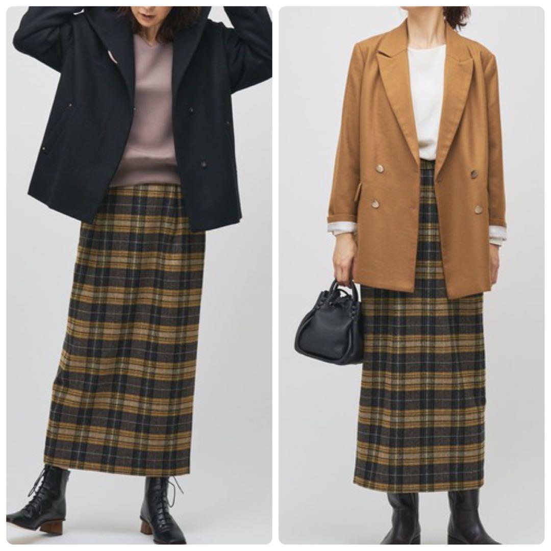 【新品タグ付】COLLAGE GALLARDAGALANTEチェックタイトSK