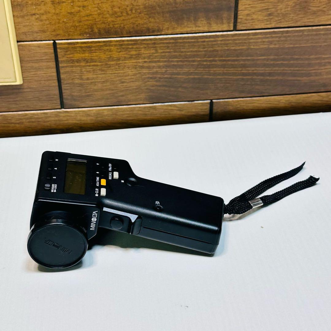 MINOLTA フィルムカメラ spotmeter m黒 ストラップ付き