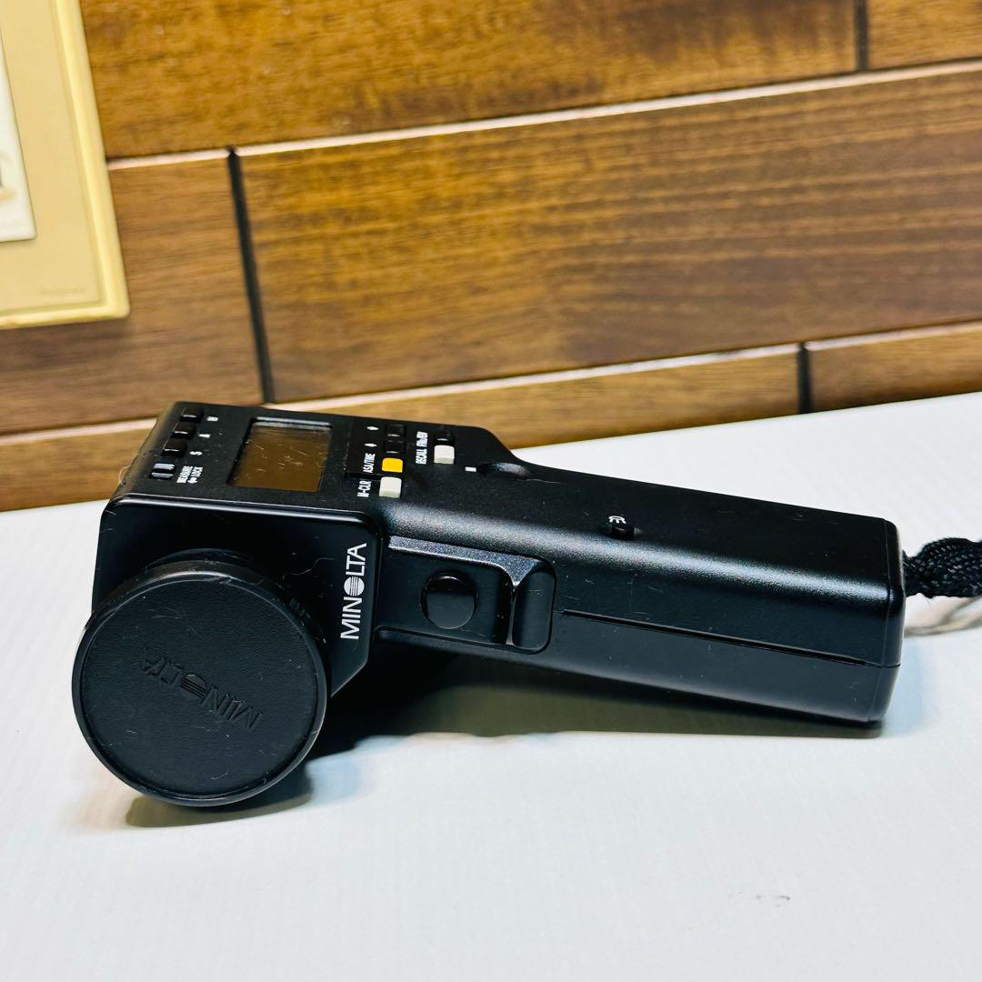 MINOLTA フィルムカメラ spotmeter m黒 ストラップ付き