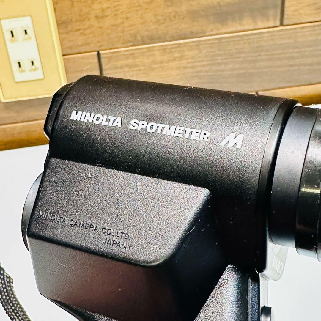 MINOLTA フィルムカメラ spotmeter m黒 ストラップ付き