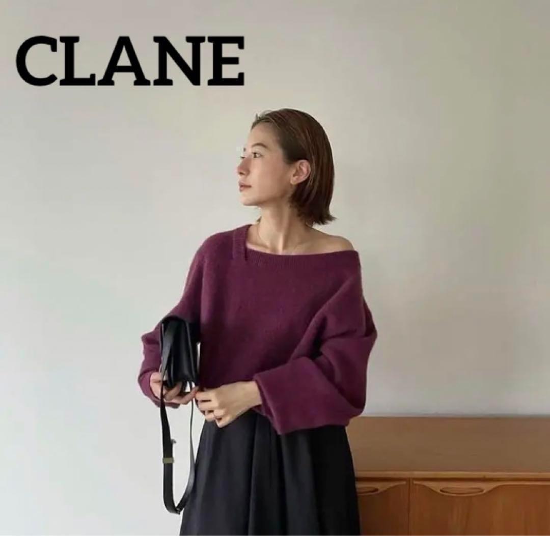 美品!CLANE DEFORM BOAT NECK YAK KNIT TOPS ピックアップ特集 wulift.com