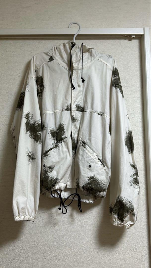 24SS】Ancellm CAMO HOODIE JACKET(SNOW)セール