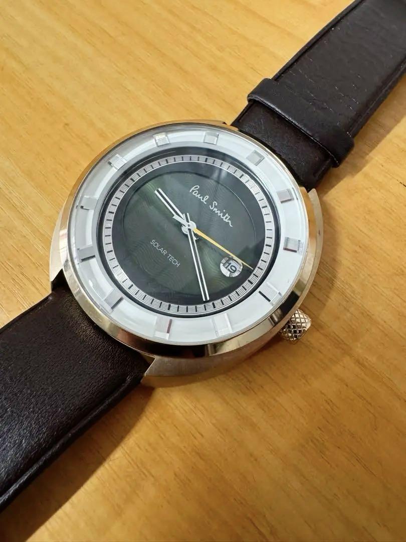 ポールスミス　時計　ソーラーモデル　グリーン