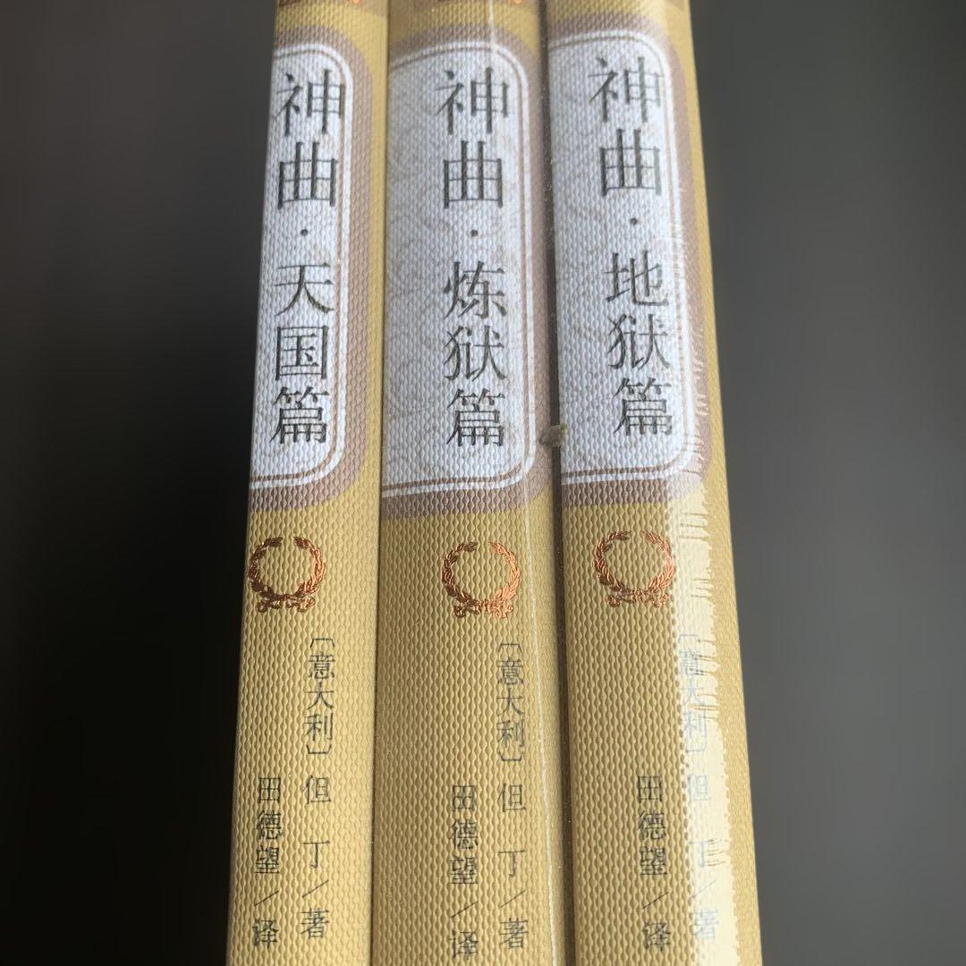 神曲　地狱篇 炼狱篇 天国篇　但丁　ダンテ　三冊　人民文学出版社　中国語