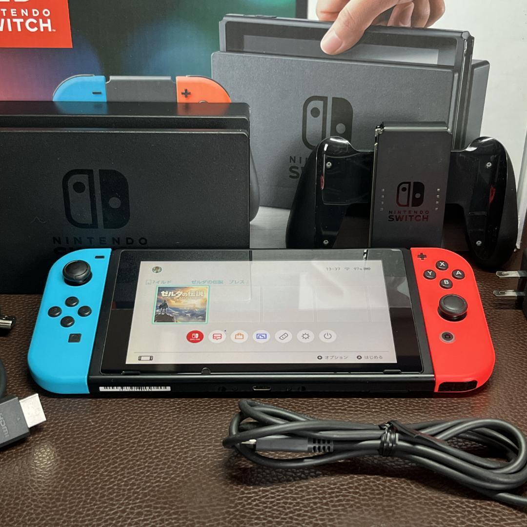 【動作確認済み】任天堂 Switch本体+周辺セット(9565)