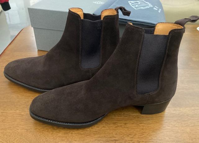 未使用【菅原靴店別注】WH  サイドゴア ブーツ  WH-6901S CAFE