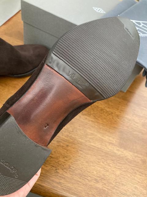 未使用【菅原靴店別注】WH  サイドゴア ブーツ  WH-6901S CAFE