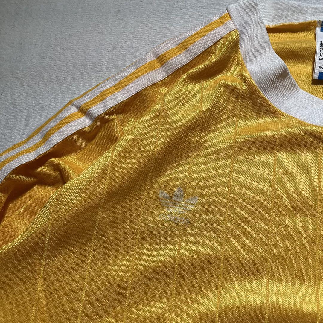Y2K 80s 90s USA製 adidas アディダス　ゲーム　シャツ
