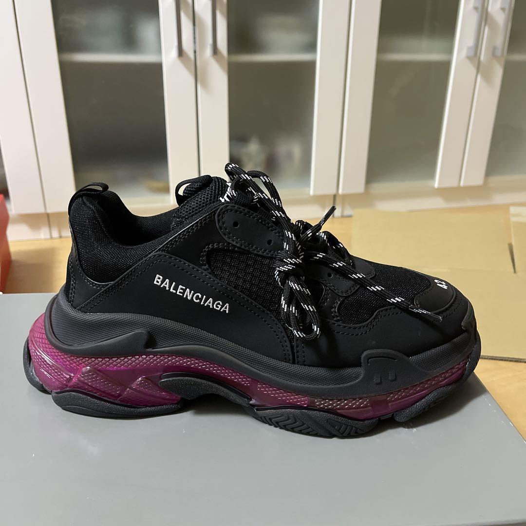 【新品未使用】BALENCIAGA トリプルS サイズ42 クリアソール