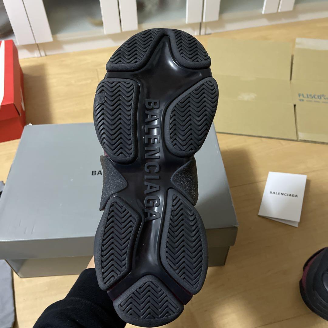 【新品未使用】BALENCIAGA トリプルS サイズ42 クリアソール