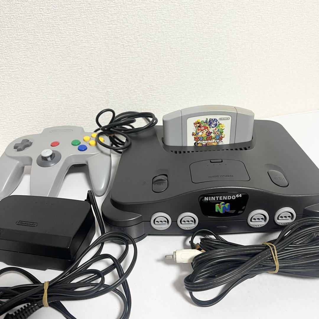 【美品】Nintendo64 ニンテンドー64 本体 NINTENDO 64 - Nintendo ニンテンドー64 美品 ブラック 任天堂