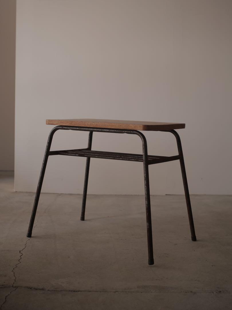 ① テーブル　リメイクテーブル　展示台　古家具　古道具　アンティーク　昭和レトロ
