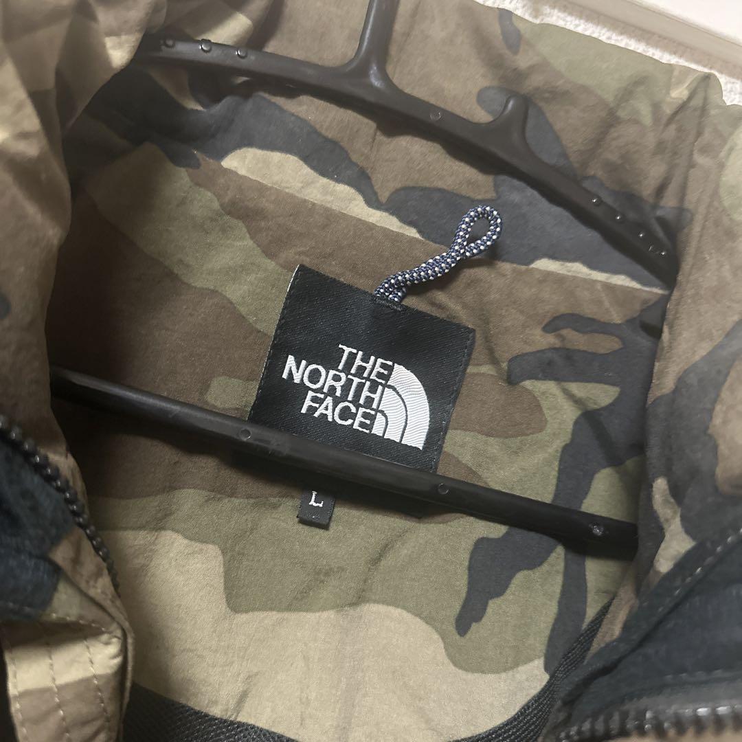the north face 迷彩　ジャケット