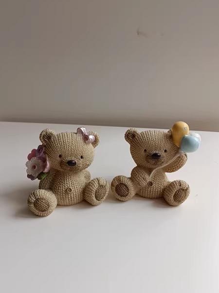 あみぐるみ クマ 2体セット