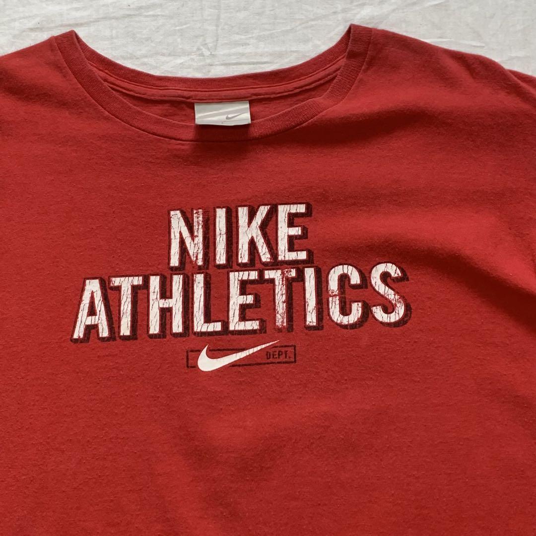 90s y2k NIKE Athletics TEE 肉厚 vintage L