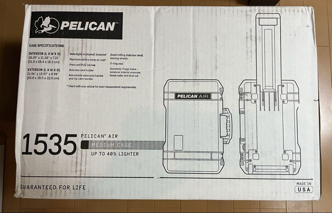 (現状最安値)PELICAN Air 1535 黒