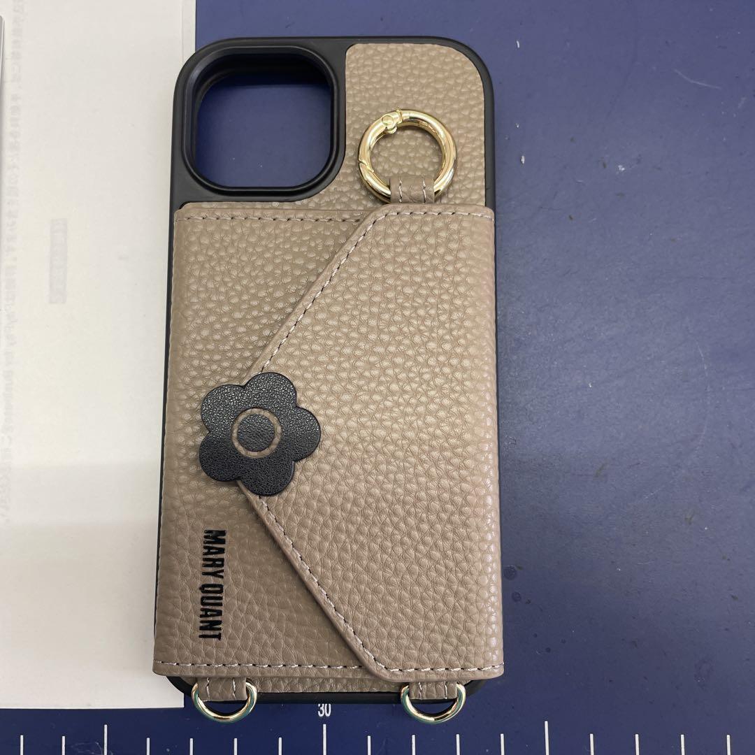 MARY QUANT iPhone 15/14ケース トープ/ブラック