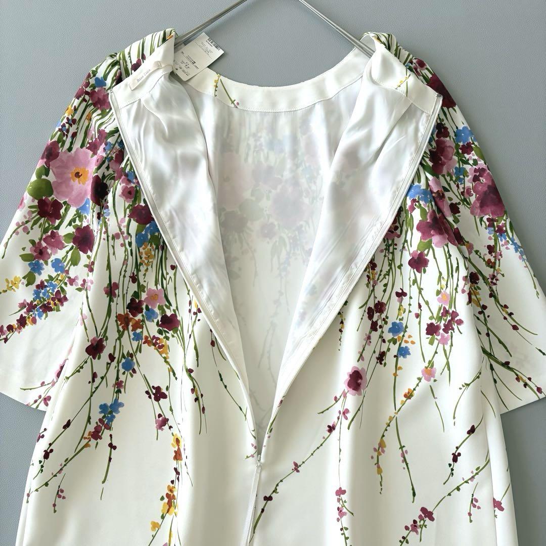 ■未使用品RoseTiara 【定価26400】フラワーチュニックワンピース46