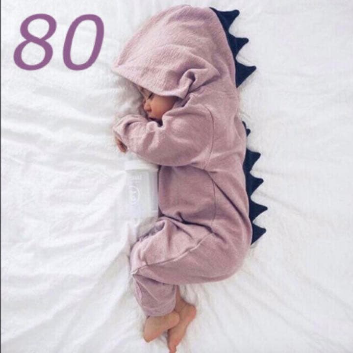 39 割引グレイ系 80cmディズニープリンセスのベビーグッズも大集合 ベビー 子ども用 恐竜 ロンパース 紫 男女兼用 コスチューム アニマル ロンパース ベビー キッズグレイ系80cm Demingloggingshow Com