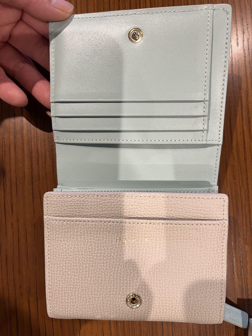 agnès b. 二つ折り財布 ホワイト 箱付き agnès b. 二つ折り財布 ホワイト 箱付き レディース