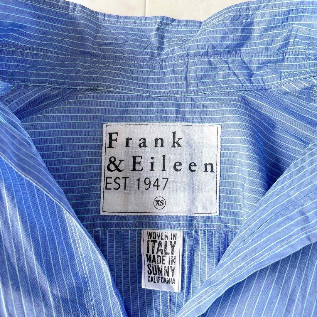 Frank&Eileen BARRY コットンシャツ スキッパー ストライプXS