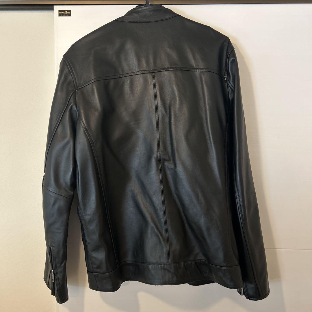 るぱんWide Range ラムレザー シングルライダースジャケット