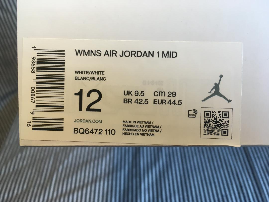 格安通販 WMNS AIR JORDAN 1 MID WHITE SNAKE Zc7uT-m28278828021 得価新品