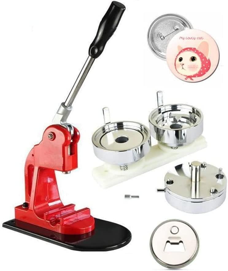 缶バッチマシーン 缶バッジメーカー 56mm バッジ素材500個付き