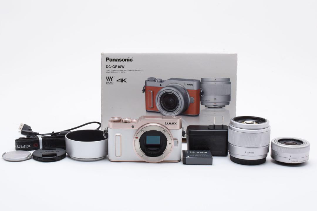 Wi-Fi対応 Panasonic DC-GF10 ダブルレンズキット