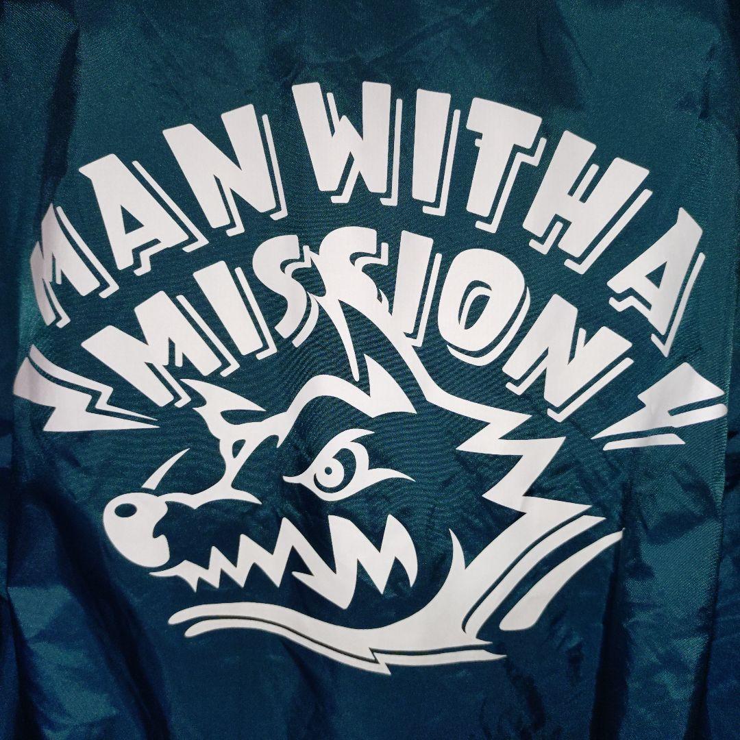 MAN WITH A MISSION コーチジャケット グリーン【中古】 - メルカリ