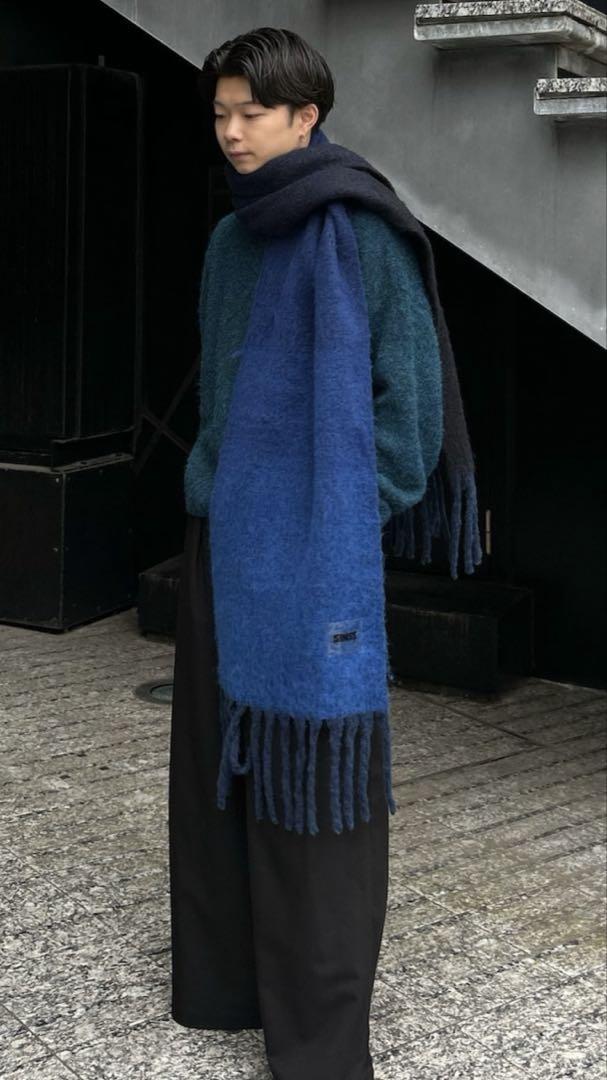 【SINSS】 Shaggy gradation muffler