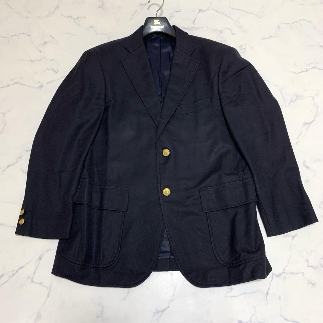 【美品】J.PRESS　ジェイプレス　金ボタン　紺部ブレザー　AB4